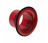 kowaku Anneau d'Amplification pour Grosse Caisse Bague Port Bass Drum Orifice Protecteur Insert Port Tension Grave Plus Ferme Matériau Caoutchouc Adapté à Live Enregistrement Répétition, Rouge