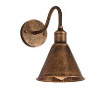 kowaku Applique Murale Industrielle Lampe de Chevet rétro luminaire décoratif Applique Murale pour Cour Salon Ferme, Antique, 29CM