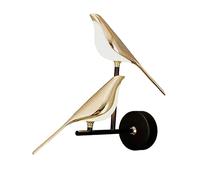kowaku Applique Murale Oiseau, Luminaire LED Mural Maison, Éclairage Décoratif d'Allée Intérieur, Design Moderne et Élégant, Blanc Chaud, pour Chevet, Bureau, Salon et Salle à Manger