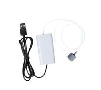 kowaku Aquarium Air Pump Mini USB pour Aquarium avec Aerateur et Buleur Portable Pompe Silencieuse Solide Convient pour Utilisation en Extérieur Pêche, Standard W Hose