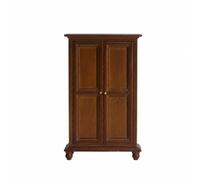 kowaku Armoire Miniature 2 Fonctionnel Armoire Miniature en Bois Polyvalent pr Qui pr Ppées, Noyer