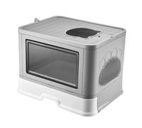 kowaku Bac à litière fermé pour Chat avec Pelle, Pot pour Chaton, entrée Avant, Porte de Sortie supérieure, bac à litière pour Animaux de Compagnie, Maison
