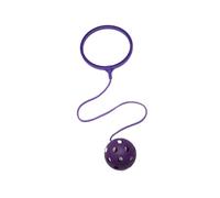 kowaku Balle de Saut pour Cheville, Corde à Sauter, Jouet D'exercice Extérieur pour Enfants, Violet
