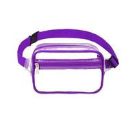 kowaku Banane Transparent en PVC Tendance et léger, idéal pour Le Sport, Les, la randonnée, l'entraînement et Les Concerts, Violet