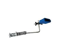 kowaku Bass Drum Cowbell Support pour Cloche sur Grosse Caisse Support de Fixation pour Batterie Pince pour Instrument de Rythme Matériau En Alliage de Zinc, Bleu
