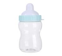 kowaku Bocal à bonbons en forme de, mini tirelire en forme de bouteille de lait pour les fêtes de naissance, Bleu Clair