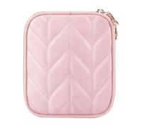 kowaku Boîte à Bijoux de, Organiseur de Bijoux, Gain de Place, élégant, pour Boucles d'oreilles, Bracelets, épingles à Cheveux, Rose