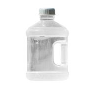 kowaku Bouteille d'eau Transparente avec Anse Distributeur Portable pour Eau Potable Bidon Réutilisable en PC Alimentaire Adaptée pour Sorties en Famille Ran, 18.3 Cm X 18.3 Cm X