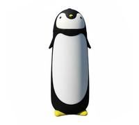 kowaku Bouteille Isotherme Gourde Pinguoin Récipient pour Boissons Compact Acier Inoxydable pour Divers Usages Adaptée Adolescents Transport Quotidien Pique-nique, Noir