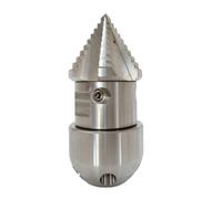 kowaku Buse de Nettoyage de Drain de Canalisation Rotative Haute Pression Accessoire de Tuyau Corps en Acier Inoxydable et Sortie Céramique, G1