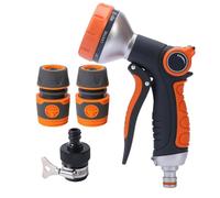 kowaku Buse de Tuyau D'arrosage avec Fonction de Pulvérisation, Interrupteur Ergonomique, Outil pour Lavage Automobile, D