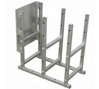 kowaku Cadre de Légumes Cadre Support Rack Étagère Base Stable avec Panneau et Tiges Verticales pour Maintien des Légumes et Consolidation des Fagots Adapté à Préparation de Commandes Entrepôt Ferme