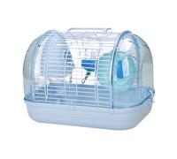 kowaku Cage pour Hamster Dôme Transparent Cage d'Intérieur Ouverture par Le Haut Maison Respirante Adaptée Exercices Divertissement Rats Lapins, Bleu