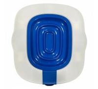 kowaku Cat Litter Outil de Formation pour Chat Adaptée à Plusieurs Formes Anneaux Graduels Transition vers Toilettes Solide Diminution des Odeurs, Bleu, Bac À Litière