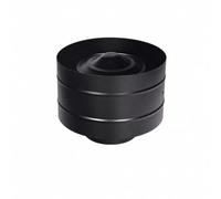 kowaku Chapeau Anti-Pluie Cheminée à Bois en Acier Inoxydable Pratique Chapeau Cheminée Corps Cylindrique Dôme Faible Hauteur