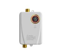 kowaku Chauffe eau Instantané Électrique Chauffe eau sans Réservoir Chauffe eau Mural Chauffe eau Compact Puissance 3500W Montage Vertical Raccord Fileté, Blanc
