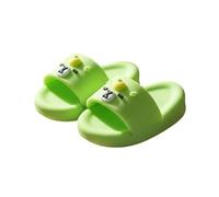 kowaku Chaussons pour Poupée Design Capybara Pantoufles Ludiques Miniatures Décoration Fruits sur l'Attache Confection Souple en PVC Adaptés au Jeu de Rôle et Exposition Domestique, Vert Clair, M