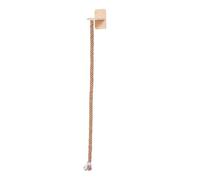 kowaku Corde d'escalade pour Jouet Mural pour Accessoires pour Animaux Arbre à Remplaçable Conception Peu Encombrante Matériau Bois Fixation, Ventouse de 1.3 M