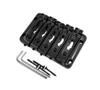 kowaku Cordes de Chevalet de Basse, Pièce de Rechange pour Chevalet de Basse, Sillet Métallique Rigide, pour Réparation En Studio, Noir