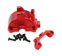 kowaku Couvercle de boîte de vitesses pour voiture RC 1/10, boîtier de différentiel, coque professionnelle avec support de bras, mise à niveau pour, Rouge