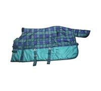 kowaku Couverture pour Cheval Chaude d'hiver Couverture de Flanc Imperméable avec Doublure Respirante en 1680D Oxford Installation Rapide et Résistance, 115 Cm