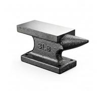 kowaku de en Fer Coulé Outil Robuste Base Stable avec Trous de Fixation Surface Plate et Pointe Courbe Adaptée à Métallurgie Travaux de Bricolage Artisanat, 1,5 Kg