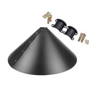 kowaku Déflecteur D'écureuil en PP, Modèle de Dôme pour Observateurs d'oiseaux, Diamètre 16 Pouces