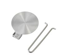 kowaku Diffuseur de Chaleur pour Cuisinière Plaque Répartiteur Adaptateur Disque d'Interface pour Foyers Divers en Acier Inoxydable Poignée Pliable pour