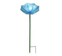 kowaku Distributeur d'eau pour Oiseaux, Station pour Abeilles, Structure en Métal pour Jardin, Bleu