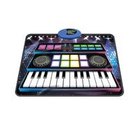 kowaku DJ Set For Kids DJ Contrôleur avec 2 plaques plates-cibles Piano Mat de clavier bébé Mat de musique pour les filles d'âge préscolaire cadeau