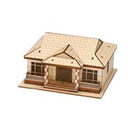 kowaku en Bois Représentant Une Maison, Un Projet de Construction Architecturale à Réaliser Soi-même, Un Cadeau d'anniversaire et Une Décoratio, 1 Niveau