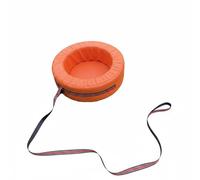 kowaku Enfant Assise Confortable Roues Pivotantes Poignée Rembourrée Structure Boisée Adaptée pour Exercices Sensoriels Animations Scolaires Sport en Plein Air Interaction Sociale, Orange