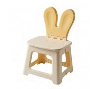 kowaku Enfant Pliable Doier en Forme d'animal Enfant Siège Rectangulaire Arrondi Stable pr Familles, Lapin Jaune, M