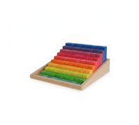 kowaku Enfants Blocs Numérotés Ensemble Jouet Éducatif Bois Basswood Structuration Empilage Couleurs Adapté à la Maison Atelier