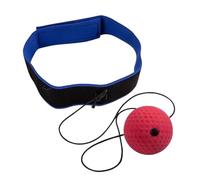 kowaku Ensemble Bandeau et Balle de Réflexe de Boxe, Balles de Réaction Ajustables. Balle de Boxe sur Ficelle, Balle de pour L'entraînement et Les, Bleu Noir