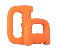 kowaku Ensemble de 2 Haltères Ergonomiques pour L'entraînement de Force, Orange 1,5 kg