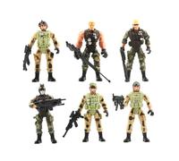 kowaku Ensemble de Figurines D'action pour Hommes de L'armée, 6 Pièces, Jouet pour Jeux de Simulation