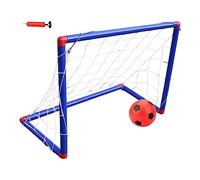 kowaku Ensemble de Mini-buts de Football, Mini-Filet de Ballons pour Le Jardin, Utilisation Intérieure avec Pompe, But de Football Portable et Pliable, 1 Ballon de Football
