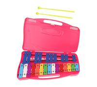kowaku Ensemble de Xylophone 25 Touches de Haute Qualité avec étui de Protection pour Musiciens Débutants, Rose