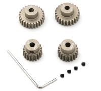 kowaku Ensembles d'engrenages à pignons Engrenage de moteur, avec vis, métal, pièce de mise à niveau RC Engrenage RC pour TT01 TT02 TB02 TA05, voiture RC,