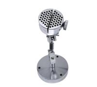 kowaku Étau de Réglable Étau Pince Support Mandrin en Acier avec Socle Circulaire 9.9 Cm et Bras Vertical Articulé Maintien Ferme pour Joaillerie Gravure Fine Pose de Pierres Établi