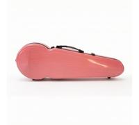 kowaku Étui Violon Carbone Coque Rigide Étui Housse Coffret Protection Stable Intérieur Contourné Sécurisant 15 à 165pouces Support Archet, Rose Pêche Brossé, 15-16.5 Pouces