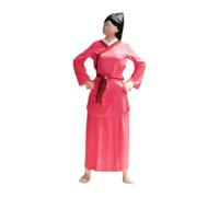 kowaku Figurine Miniature Personnage Ancien Chinois Résine Modèle Architectural Scène Diorama Décoration Convient pour Collection Photographie Jeu Hauteur, 2.6 Cm