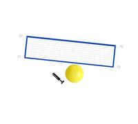 kowaku Filet de Volley-Ball Portable Pliable en Polyester Accessoire de Remplacement Facile à Installer avec Sac de Rangement Adapté à L'Entraînement Piscine, avec Ballon et Pompe