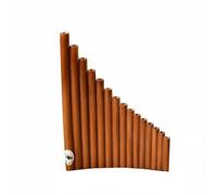 kowaku Flûte de Pan Conçue pour Apprentissage Instrument Pédagogie Musicale Accessoire Polyphonique Finition Raffinée Adaptée pour Étudiants Enseignants, 15 Tuyaux, Touche G Normale