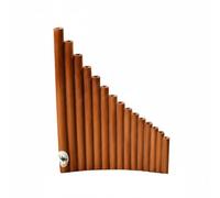 kowaku Flûte de Pan Conçue pour Apprentissage Instrument Pédagogie Musicale Accessoire Polyphonique Finition Raffinée Adaptée pour Étudiants Enseignants, 15 Tuyaux, Do Normal