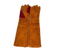 kowaku Gants Anti-morsures pour Manipulation d'animaux de 23,6 Pouces, Gants de Soudage pour Barbecue, 60 Cm 2 Couches D'épaisseur