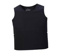 kowaku Gilet sensoriel, Gilet pour Adolescents, Ajusté pour Les Enfants autistes, Noir L20 x L36