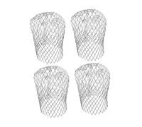 kowaku Gouttière en Aluminium pour La Protection des Descentes Pluviales et Une Utilisation Extérieure, 4 Pièces
