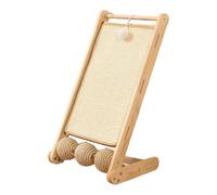 kowaku Griffoir pour Chat Griffoir Chat Grattoir Chat Panneau Griffoir Plateau Incliné et Surface Murale Bois et Sisal Résistant aux Griffes avec Animation, Style to 4